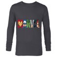thumbnail image 1 of Marvel Logo Avengers Super Heroes - Long Sleeve T-Shirt for Men - Customized-Charcoal Heather, 1 of 5