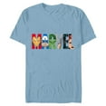 thumbnail image 1 of Marvel Logo Avengers Super Heroes - Short Sleeve Blended T-Shirt for Adults - Customized-Ocean Blue, 1 of 5