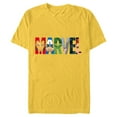 thumbnail image 1 of Marvel Logo Avengers Super Heroes - Short Sleeve Blended T-Shirt for Adults - Customized-Yellow, 1 of 5