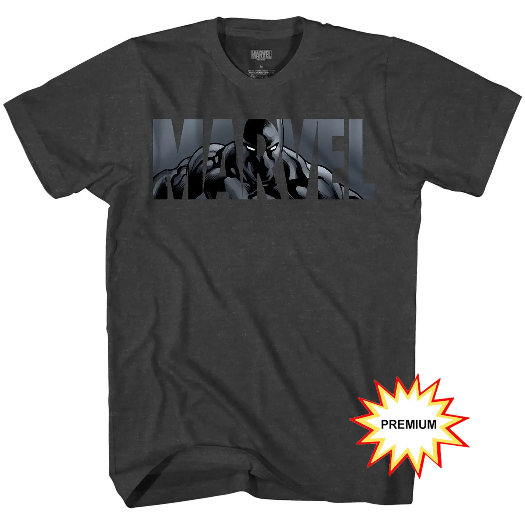 Black Panther Text Logo T-Shirt Adult Black Panther Text Logo T-Shirt Adult
