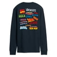 thumbnail image 1 of Marvel - Logo Collage - Men's Long Sleeve Graphic T-Shirt, 1 of 5