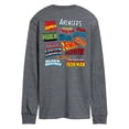 thumbnail image 1 of Marvel - Logo Collage - Men's Long Sleeve Graphic T-Shirt, 1 of 5