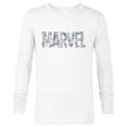 thumbnail image 1 of Marvel Logo Comics Gray Pencil Sketch Super Heroes Avengers - Long Sleeve T-Shirt for Men - Customized-White, 1 of 5
