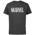 thumbnail image 1 of Marvel Logo Comics Gray Pencil Sketch Super Heroes Avengers - Short Sleeve Cotton T-Shirt for Adults - Customized-Charcoal, 1 of 5