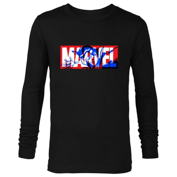 Marvel Logo Doctor Strange Comic Art - Long Sleeve T-Shirt for Men - Customized-Black