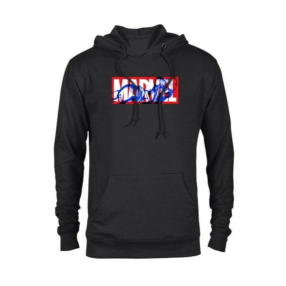 Marvel Logo Iron Man Comic Art Avengers - Pullover Hoodie for Adults - Customized-Black