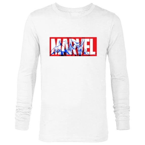 Marvel Logo Loki Comic Art - Long Sleeve T-Shirt for Men - Customized-White