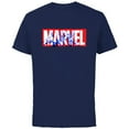thumbnail image 1 of Marvel Logo Loki Comic Art - Short Sleeve Cotton T-Shirt for Adults - Customized-Navy, 1 of 5