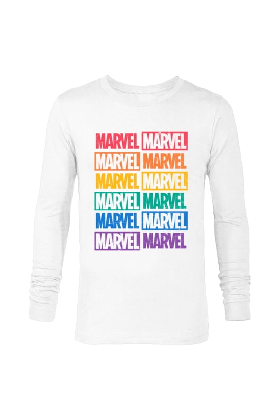 Logo Print Pride - Long Sleeve T-Shirt for Men - Customized-White