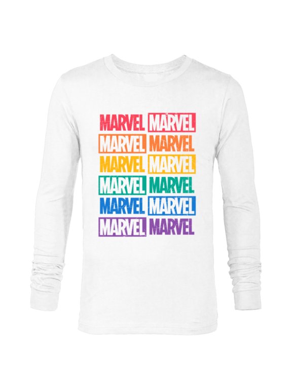 Logo Print Pride - Long Sleeve T-Shirt for Men - Customized-White