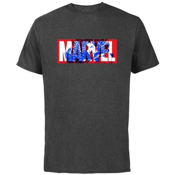 Marvel Logo She-Hulk Comic Art Avengers - Short Sleeve Cotton T-Shirt for Adults - Customized-Charcoal