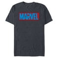 thumbnail image 1 of Marvel Logo Spider-Man Webs - Short Sleeve Blended T-Shirt for Adults - Customized-Navy Heather, 1 of 5