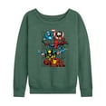 thumbnail image 1 of Marvel - Logo Stack - Women's French Terry Pullover Sweatshirt, 1 of 5