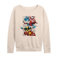 thumbnail image 1 of Marvel - Logo Stack - Women's French Terry Pullover Long Sleeve Shirt, 1 of 5