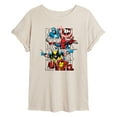 thumbnail image 1 of Marvel - Logo Stack Women's Relaxed Fit T-Shirt, 1 of 5