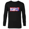 thumbnail image 1 of Marvel Logo Vision and The Scarlet Witch Comic Art Avengers - Long Sleeve T-Shirt for Men - Customized-Black, 1 of 5