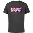 thumbnail image 1 of Marvel Logo Vision and The Scarlet Witch Comic Art Avengers - Short Sleeve Cotton T-Shirt for Adults - Customized-Charcoal, 1 of 5