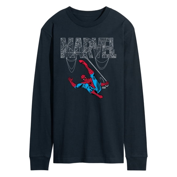 Marvel - Logo Web Spider-Man - Men's Long Sleeve Graphic T-Shirt