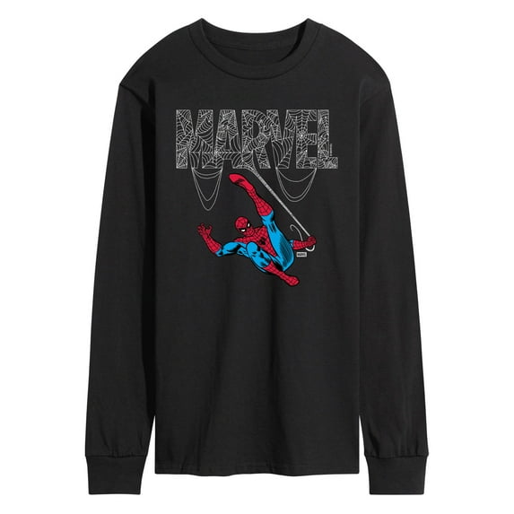 Marvel - Logo Web Spider-Man - Men's Long Sleeve Graphic T-Shirt