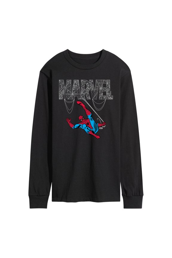 - Logo Web Spider-Man - Men's Long Sleeve Graphic T-Shirt