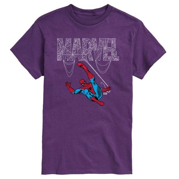 Marvel - Logo Web Spider-Man - Men's Short Sleeve Graphic T-Shirt