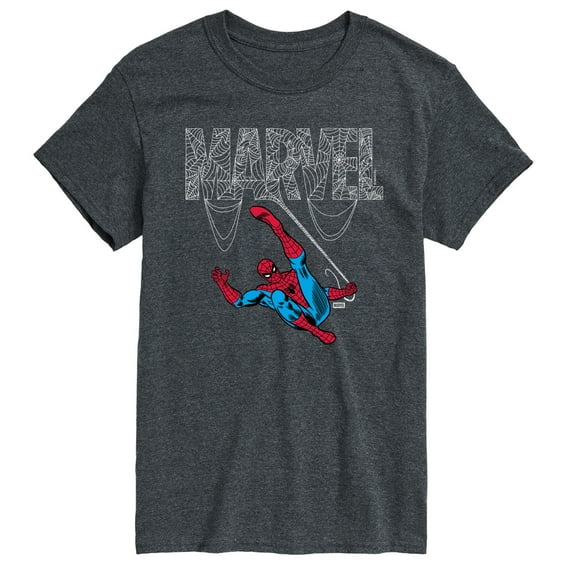 Marvel - Logo Web Spider-Man - Men's Short Sleeve Graphic T-Shirt
