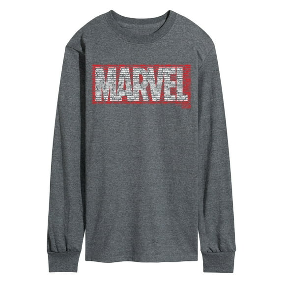 Marvel - Logo Word Fill - Men's Long Sleeve Graphic T-Shirt