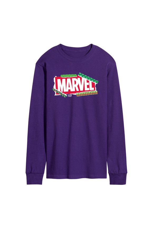 - Logo Wrapping Paper - Men's Long Sleeve Graphic T-Shirt