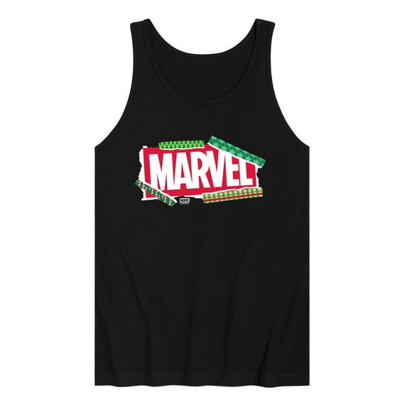Marvel - Logo Wrapping Paper - Men's Sleeveless Graphic Tank