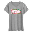 thumbnail image 1 of Marvel - Logo Paper - Women's Short Sleeve Graphic T-Shirt, 1 of 4