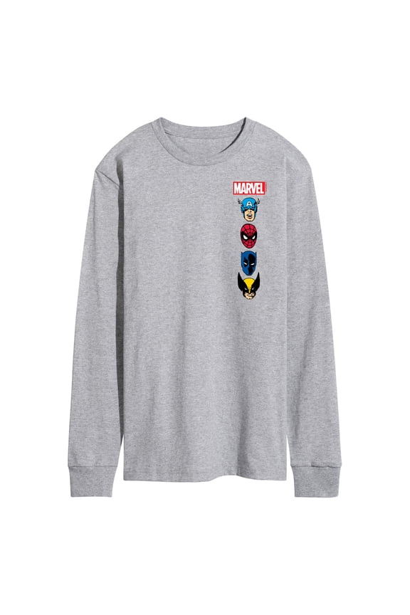- Logos - Men's Long Sleeve Graphic T-Shirt