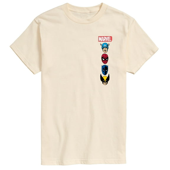 Marvel - Logos - Men's Short Sleeve Graphic Tee