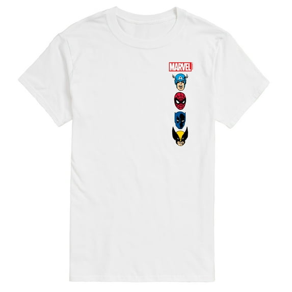 Marvel - Logos - Men's Short Sleeve Graphic Tee