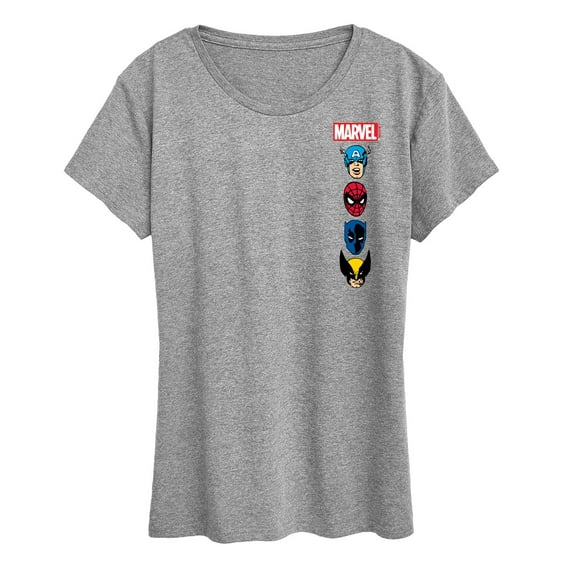 Marvel - Logos - Women's Short Sleeve Graphic T-Shirt
