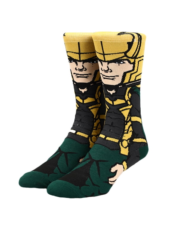 Marvel Loki 360 Character Socks