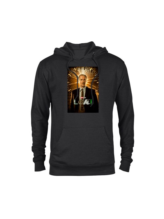 Loki Agent Mobius Disney+ Series Poster - Pullover Hoodie for Adults - Customized-Black