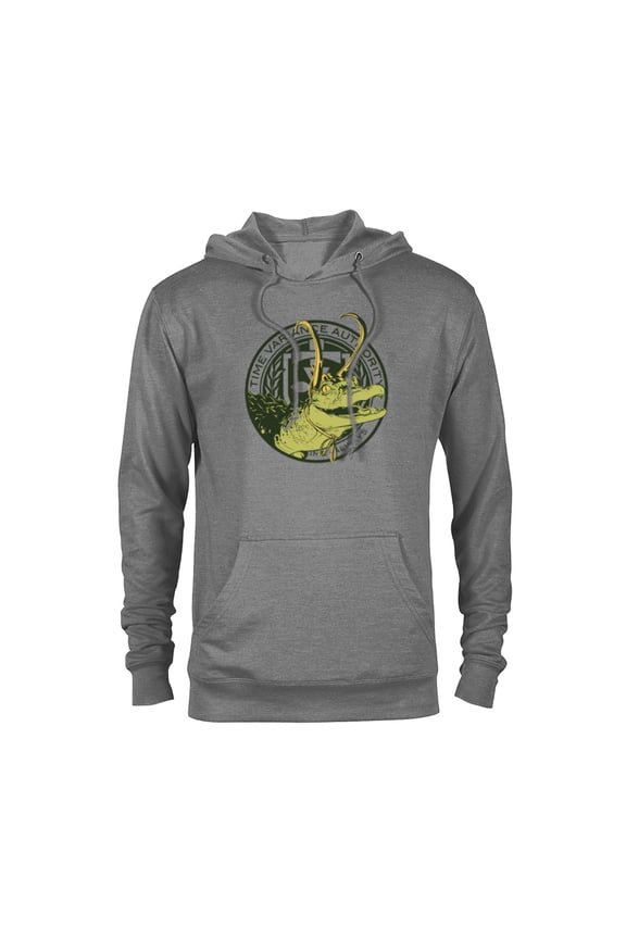 Loki Alligator Loki TVA - Pullover Hoodie for Adults - Customized-Graphite Heather