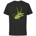 thumbnail image 1 of Marvel Loki Alligator Loki TVA - Short Sleeve Cotton T-Shirt for Adults - Customized-Black, 1 of 2