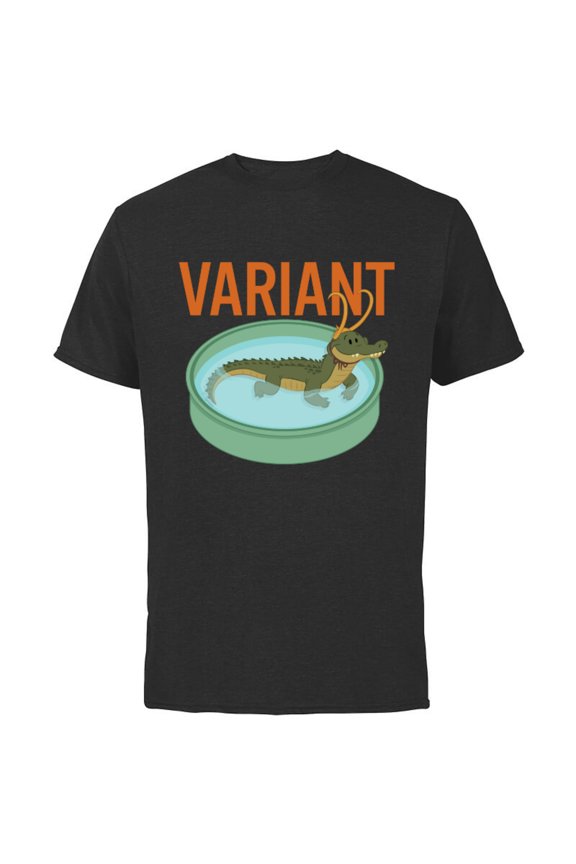 Loki Alligator Loki Variant Kiddie Pool - Short Sleeve Cotton T-Shirt for Adults - Customized-Black