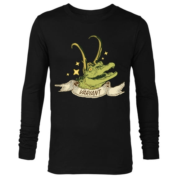 Marvel Loki Alligator Loki Variant Stars - Long Sleeve T-Shirt for Men – Customized-Black