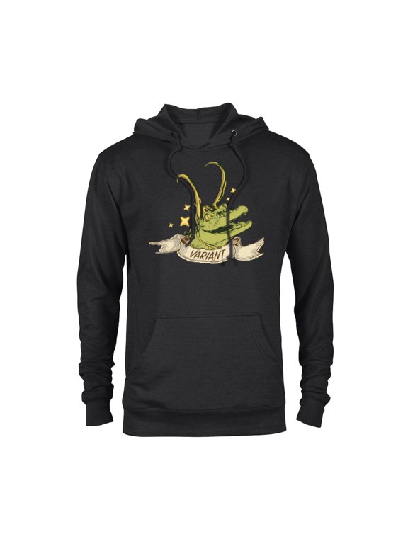 Loki Alligator Loki Variant Stars - Pullover Hoodie for Adults – Customized-Black