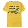 thumbnail image 1 of Marvel Loki Alligator Loki and Book Glorious Purpose - Short Sleeve Blended T-Shirt for Adults – Customized-Yellow, 1 of 5