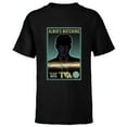 thumbnail image 1 of Marvel Loki Always Watching TVA Poster Retro - Short Sleeve T-Shirt for Kids - Customized-Black, 1 of 5