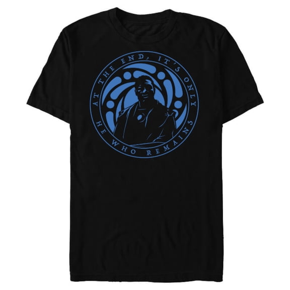 Marvel Loki At the End It's Only He Who Remains - Short Sleeve Blended T-Shirt for Adults – Customized-Black