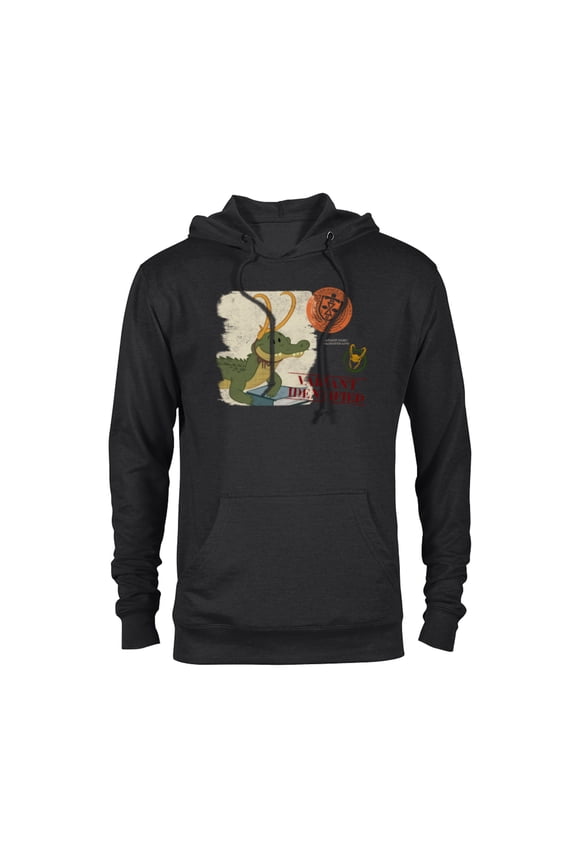 Loki Cartoon Alligator Loki Variant Identified - Pullover Hoodie for Adults – Customized-Black