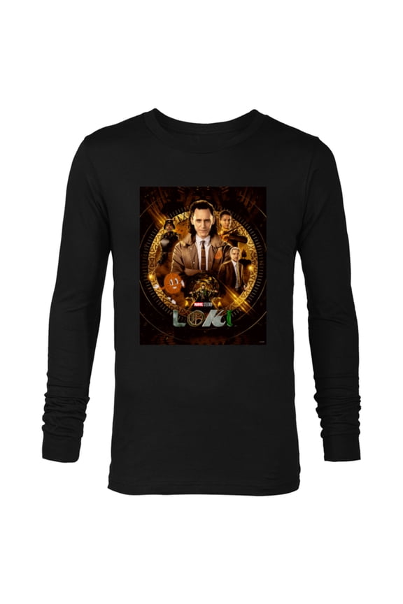 Loki Characters Disney+ Series Poster - Long Sleeve T-Shirt for Men - Customized-Black