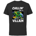 thumbnail image 1 of Marvel Loki Chillin' Like a Villain - Short Sleeve Cotton T-Shirt for Adults - Customized-Black, 1 of 5
