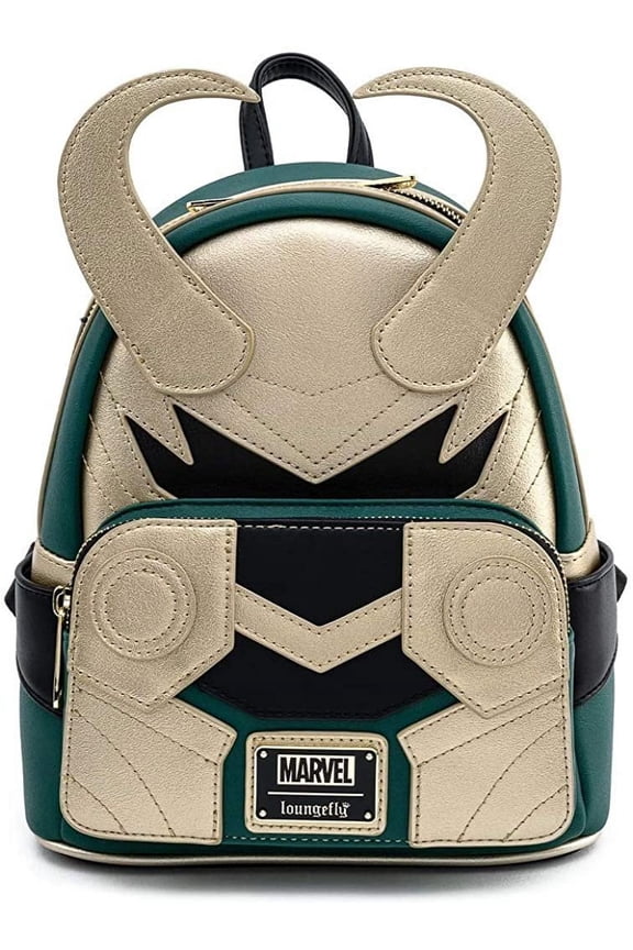 Marvel Loki Classic Helmet Mini Backpack by Loungefly