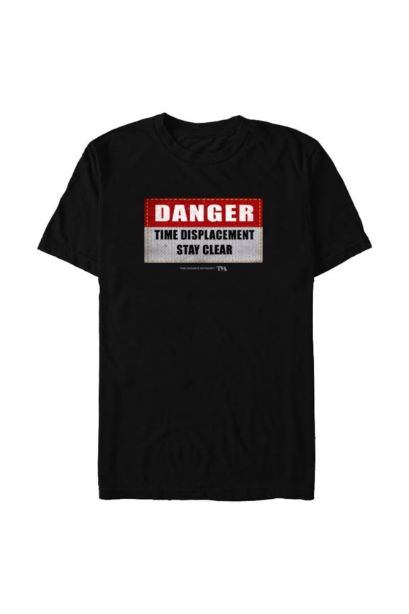 Loki Danger Time Displacement Stay Clear TVA - Short Sleeve Blended T-Shirt for Adults - Customized-Black