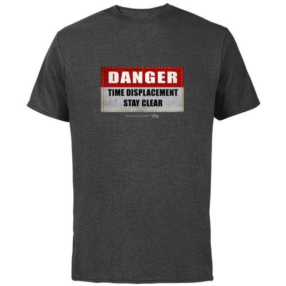 Marvel Loki Danger Time Displacement Stay Clear TVA - Short Sleeve Cotton T-Shirt for Adults - Customized-Charcoal